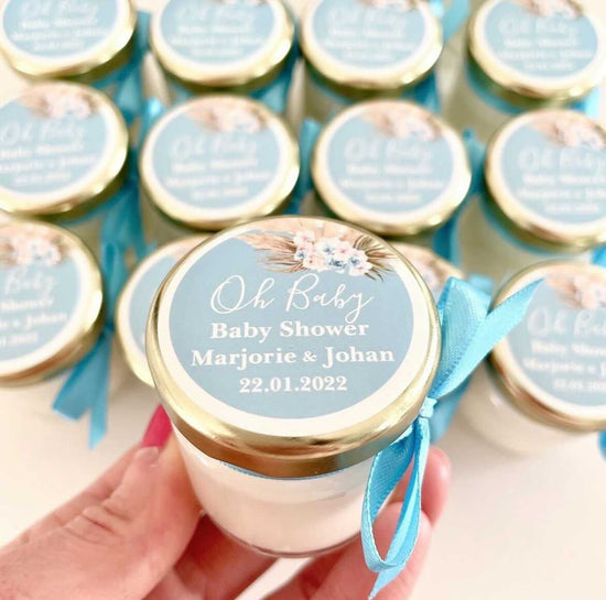 Mini Tin Candles for Baby Shower